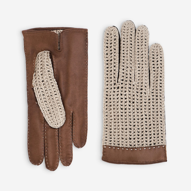 GANTS DE CONDUITE CUIR AGNEAU-NON DOUBLÉ-22057NF Cork