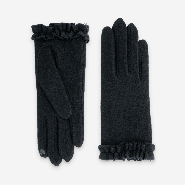 GANTS 80% LAINE 20% NYLON-TACTILE-31090NF Noir