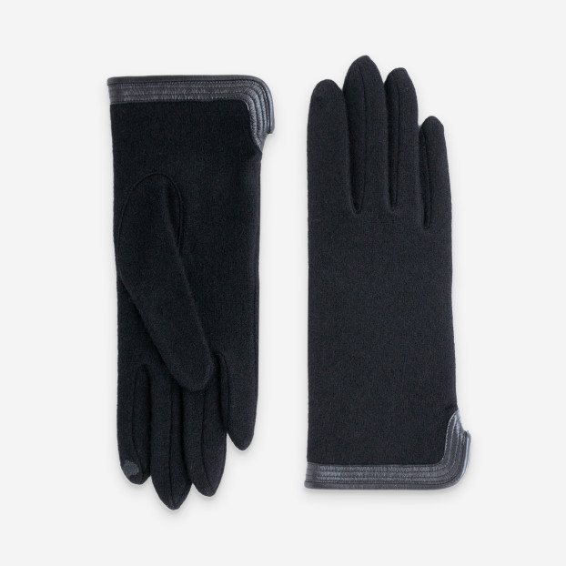 GANTS 80% LAINE 20% NYLON-TACTILE-31166NF Noir