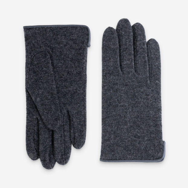 GANTS 80% LAINE 20% NYLON-TACTILE-32006NF Gris