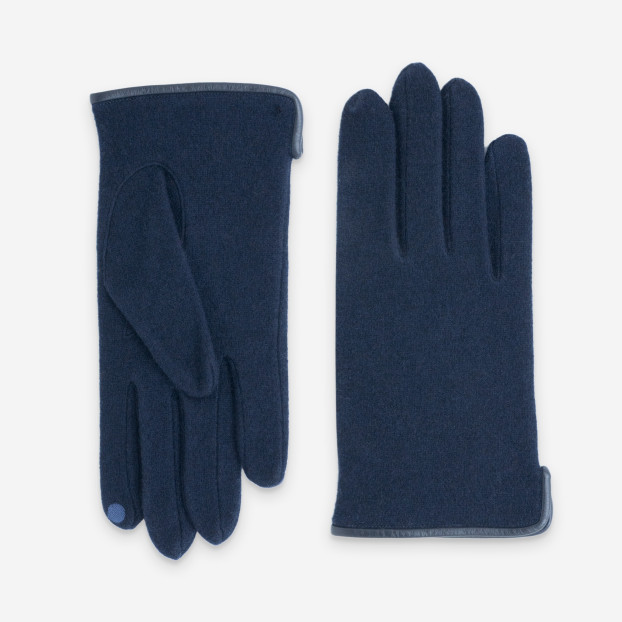 GANTS 80% LAINE 20% NYLON-TACTILE-32006NF Deep blue