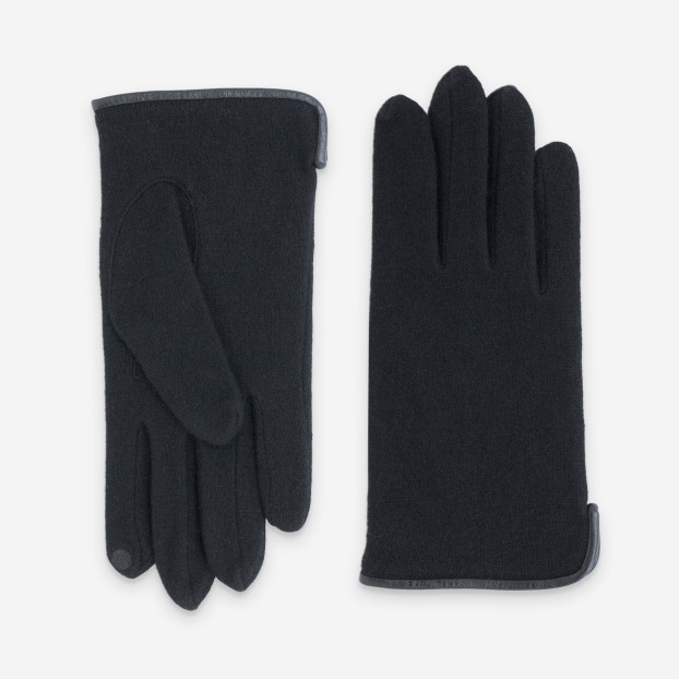 GANTS 80% LAINE 20% NYLON-TACTILE-32006NF Noir