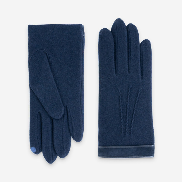 GANTS 80% LAINE 20% NYLON-TACTILE-32008NF Deep blue