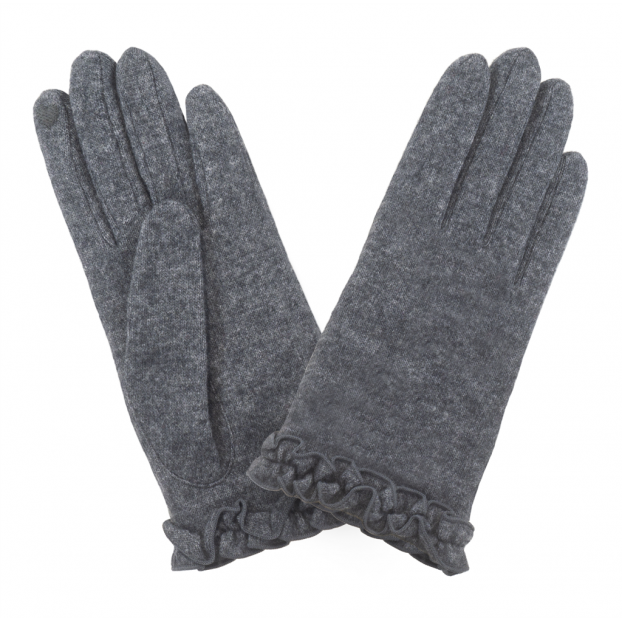 GANTS 80% LAINE 20% NYLON-TACTILE-31090NF Gris